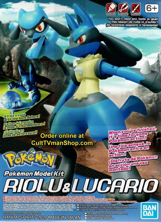 Pokemon Riolu & Lucario Model Kit