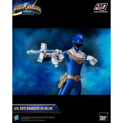 Power Rangers Zeo Blue Zeo Ranger III FigZero 1:6 Scale Action Figure