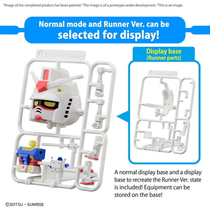 Mobile Suit Gundam Gunpla-kun DX Set with Runner Version Recreation Parts 1:1 Scale Model Kit