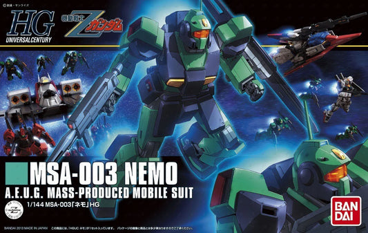 Mobile Suit Zeta Gundam MSA-003 Nemo High Grade 1:144 Scale Model Kit