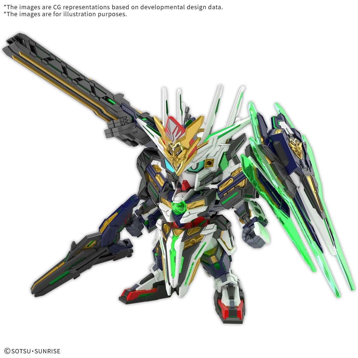 SD Gundam World Heroes Captain Qan[T] GF Model Kit