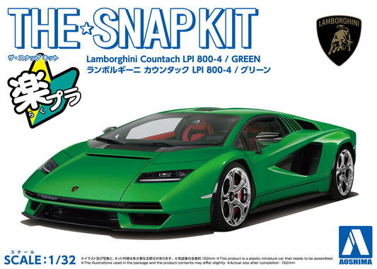 [SNAP KIT] Lamborghini Countach LPI 800-4 (Green)