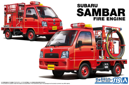 1/24 SUBARU TT2 SAMBAR THE FIRE ENGINE '11 Model Kit