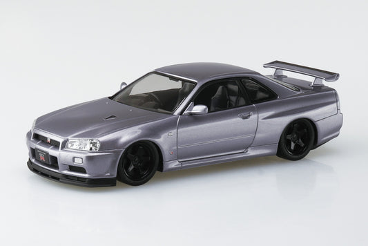 [SNAP KIT] Nissan R34 Skyline GT-R Custom Wheel (Athlete Silver)
