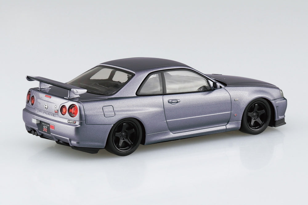 [SNAP KIT] Nissan R34 Skyline GT-R Custom Wheel (Athlete Silver)