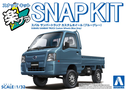 [SNAP KIT] Subaru Sambar Truck Custom Wheels (Blue Gray)