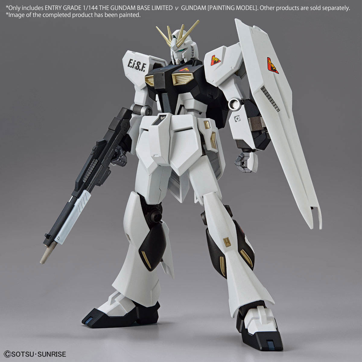 Mobile Suit Gundam: Char's Counterattack Nu Gundam Entry Grade 1:144 Scale Model Kit [PAINTING MODEL]