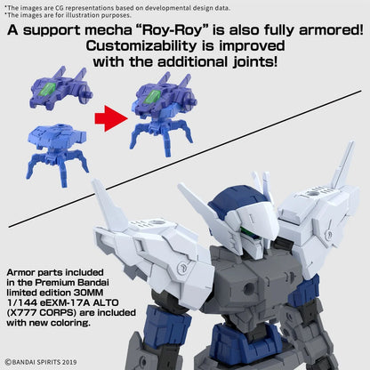 30 Minutes Missions eEXM-17FA Full Armor Alto 1:144 Scale Model Kit
