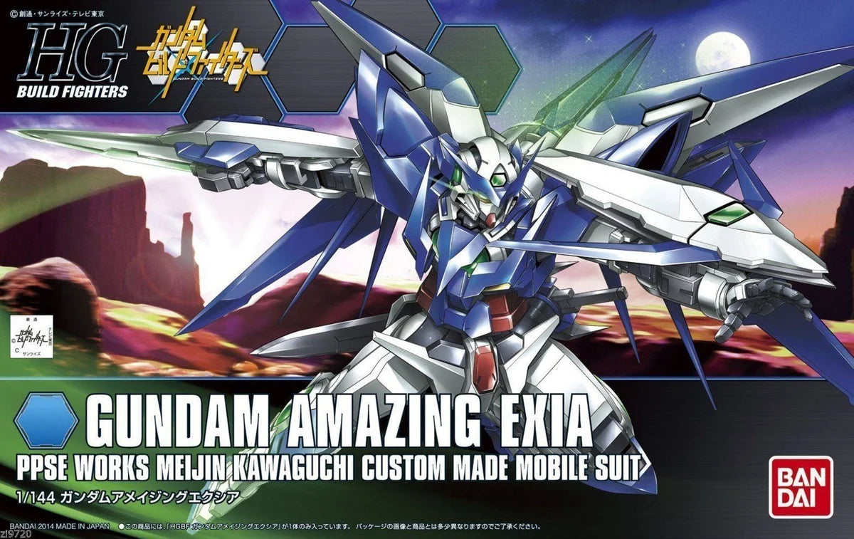 Gundam Build Fighters Gundam Amazing Exia High Grade 1:144 Scale Model Kit