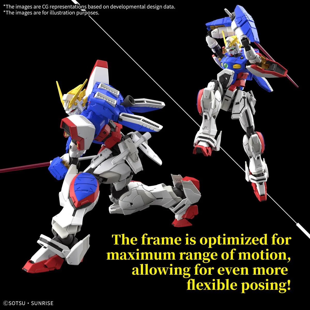 Mobile Fighter G Gundam Shining Gundam Real Grade 1:144 Scale Model Kit
