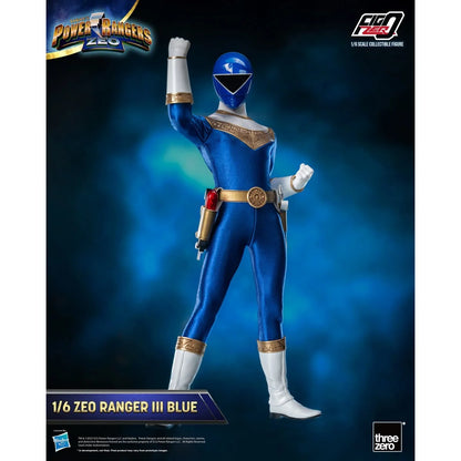 Power Rangers Zeo Blue Zeo Ranger III FigZero 1:6 Scale Action Figure