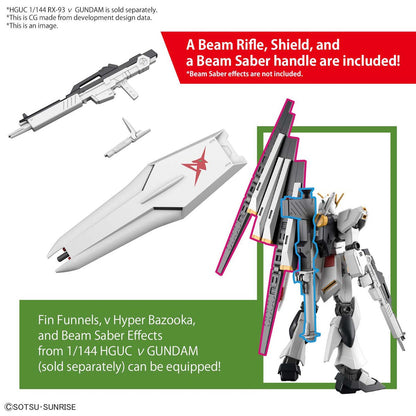 Mobile Suit Gundam: Char's Counterattack Nu Gundam Entry Grade 1:144 Scale Model Kit