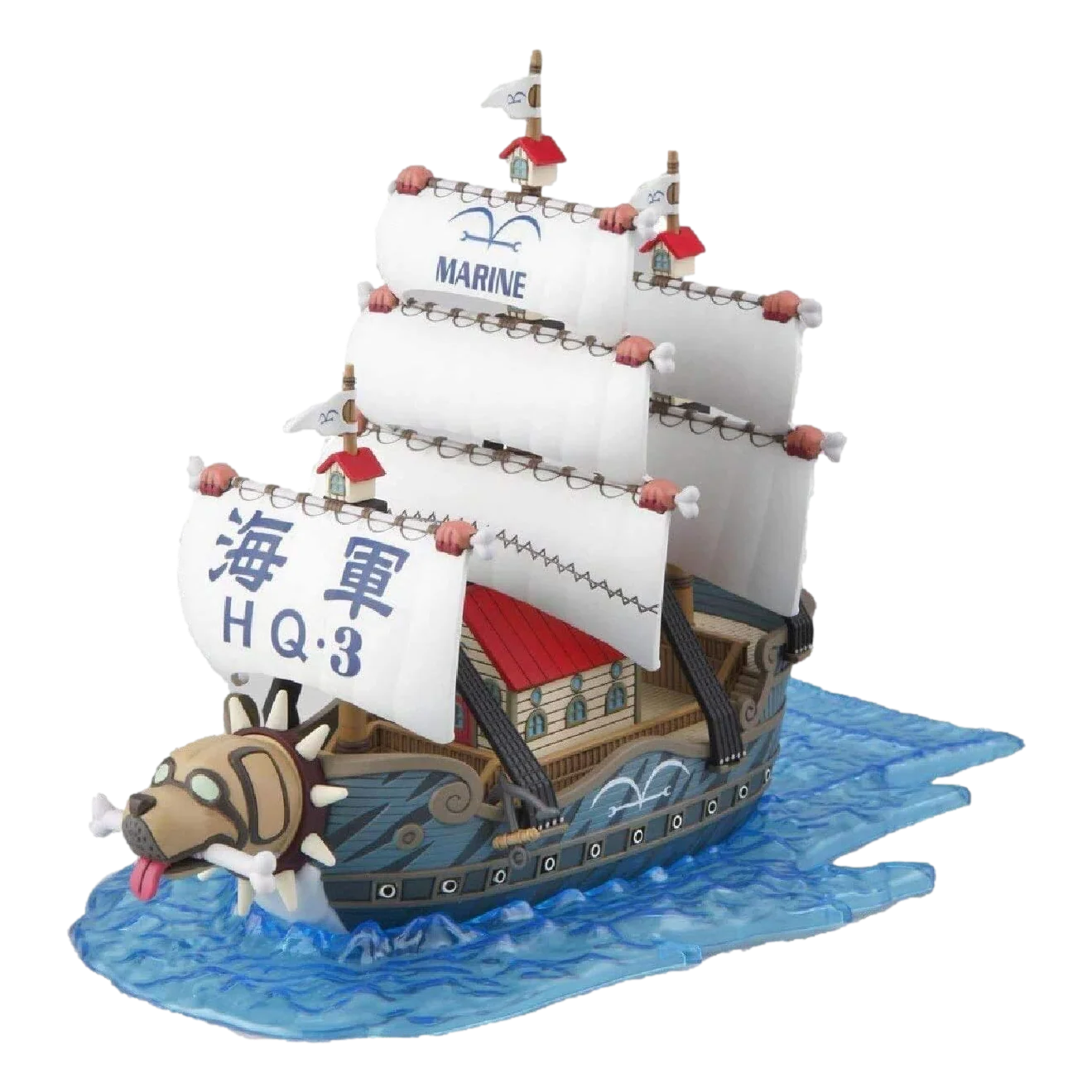 One Piece Garp's Marine Ship Grand Ship Collection Model Kit