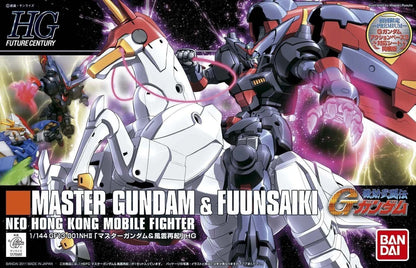 Mobile Fighter G Gundam Master Gundam & Fuunsaiki High Grade 1:144 Scale Model Kit