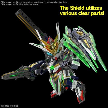 SD Gundam World Heroes Captain Qan[T] GF Model Kit