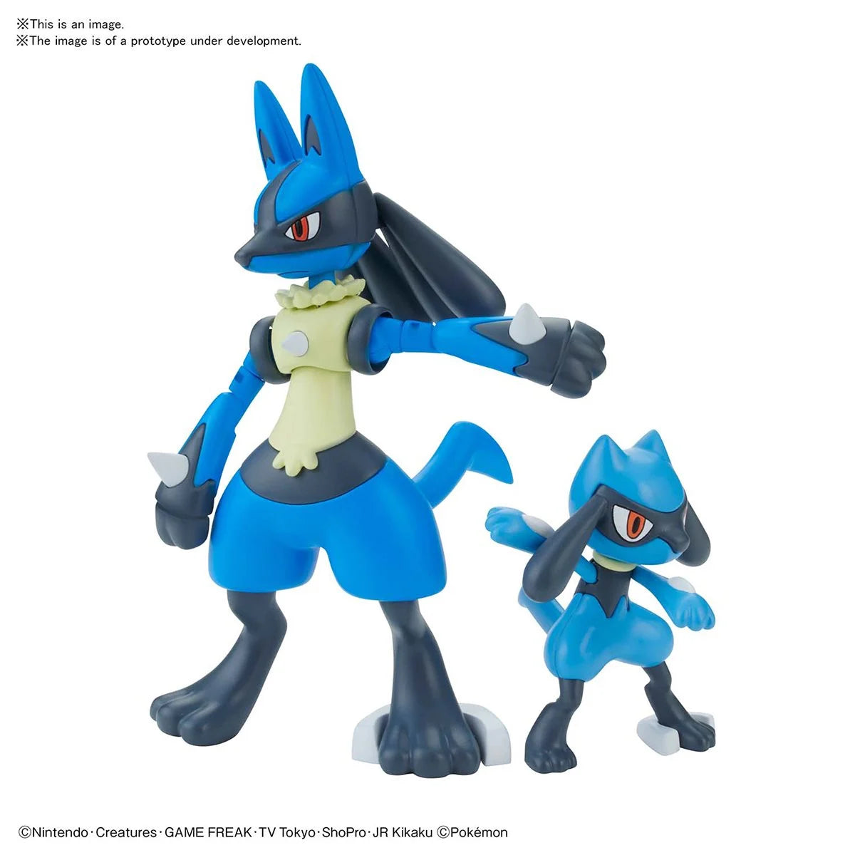 Pokemon Riolu & Lucario Model Kit