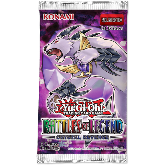 Yu-Gi-Oh! Trading Card Game Battles of Legend: Crystal Revenge Booster Pack [ENG]