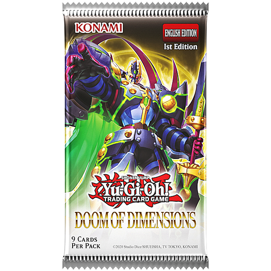 Yu-Gi-Oh! Trading Card Game Doom of Dimensions Booster Pack [ENG]