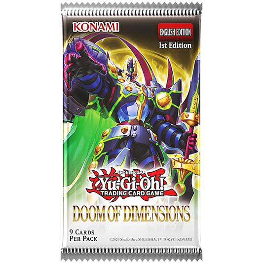 Yu-Gi-Oh! Trading Card Game Doom of Dimensions Booster Pack [ENG]