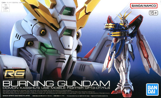Mobile Fighter G Burning Gundam Real Grade 1:144 Scale Model Kit