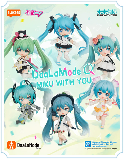 Blokees Hatsune Miku DaaLaMode Q Series - MIKU WITH YOU Model Kit [1 FIGURE]