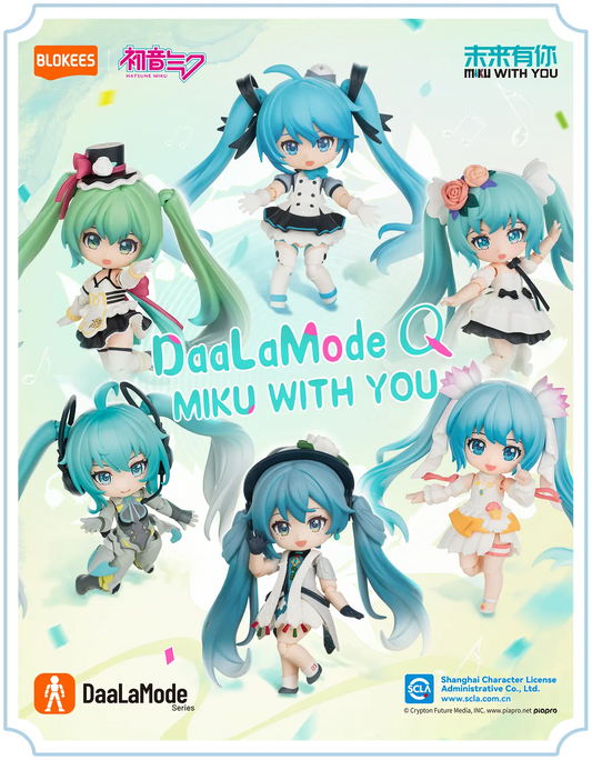 Blokees Hatsune Miku DaaLaMode Q Series - MIKU WITH YOU Model Kit [1 FIGURE]