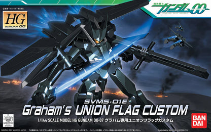Mobile Suit Gundam 00 Gundam Union Flag (Graham Custom) High Grade 1:144 Scale Model Kit