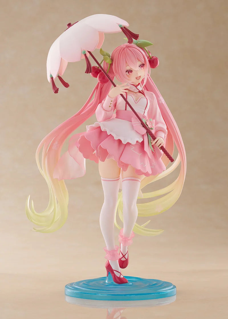 Vocaloid AMP+ Sakura Miku (Sakura Dress Ver.) Figure