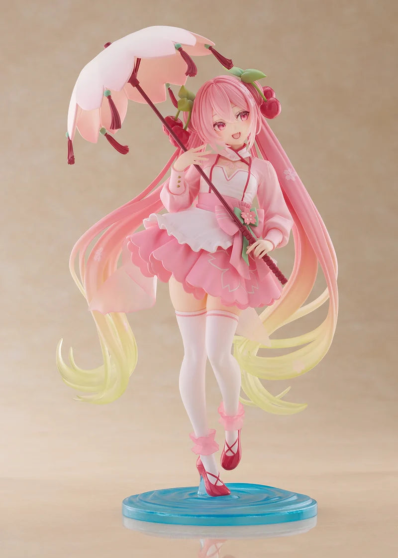 Vocaloid AMP+ Sakura Miku (Sakura Dress Ver.) Figure