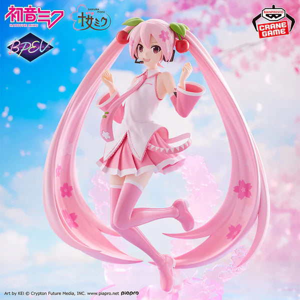 Vocaloid Sakura Miku Banpresto Evolve Statue
