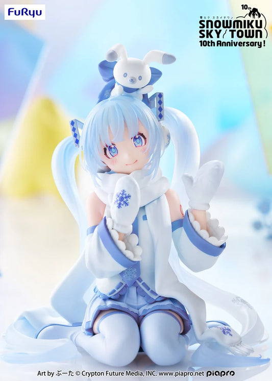 Vocaloid Snow Miku (Sky Town 10th Ver.) Noodle Stopper Figure