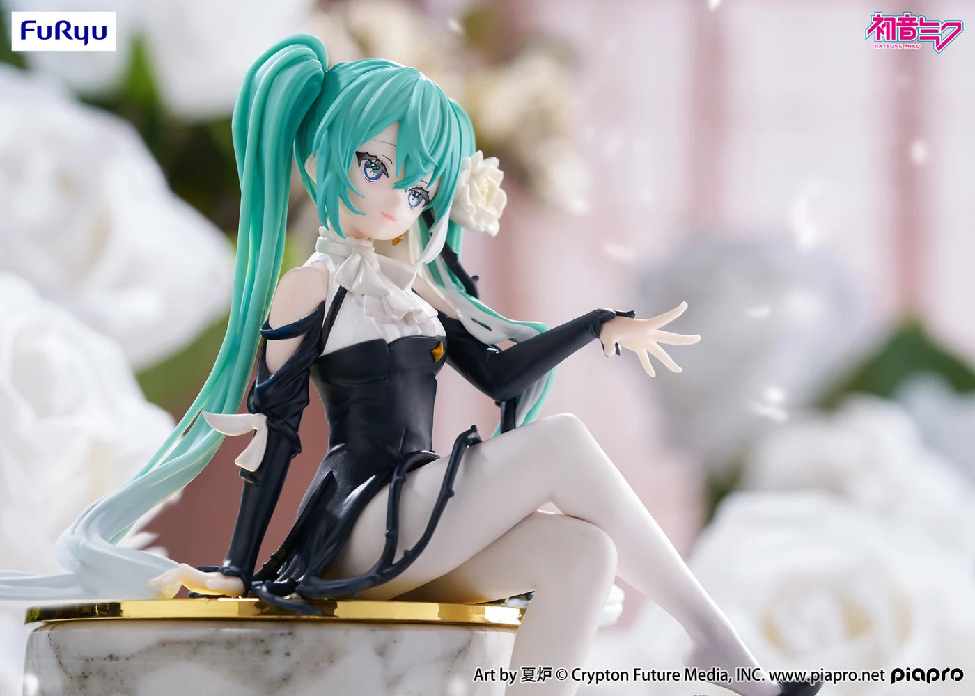 Vocaloid Hatsune Miku (Flower Fairy White Rose Ver.) Noodle Stopper Figure