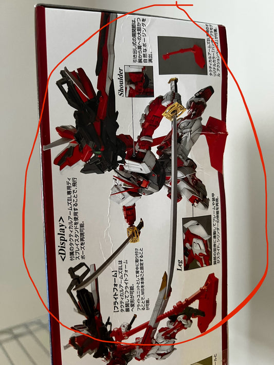 [DAMAGED BOX A1] Mobile Suit Gundam Seed Astray Red Frame Revise Master Grade 1:100 Scale Model Kit