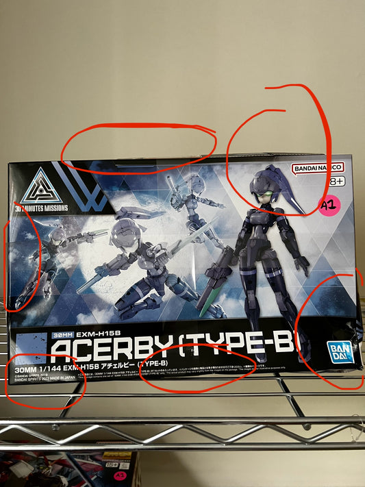 [DAMAGED BOX A1] 30 Minutes Missions EXM-H15B Acerby Type-B 1:144 Scale Model Kit