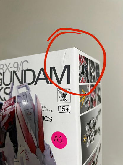 [DAMAGED BOX A1] Mobile Suit Gundam Narrative Gundam C-Packs Ver. Ka Master Grade 1:100 Scale Model Kit