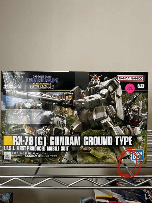 [DAMAGED BOX A1] Mobile Suit Gundam The 08th MS Team RX-79(G) Ground Gundam Type High Grade 1:144 Scale Model Kit