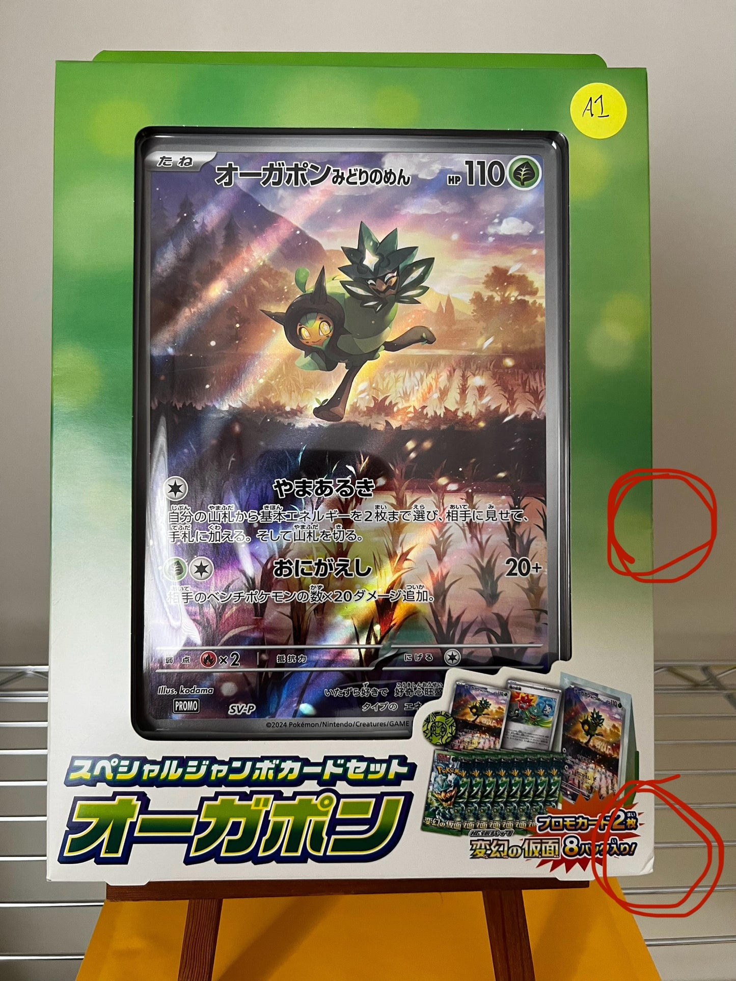 [DAMAGED BOX A1] Pokemon TCG: Special Jumbo Ogerpon Set