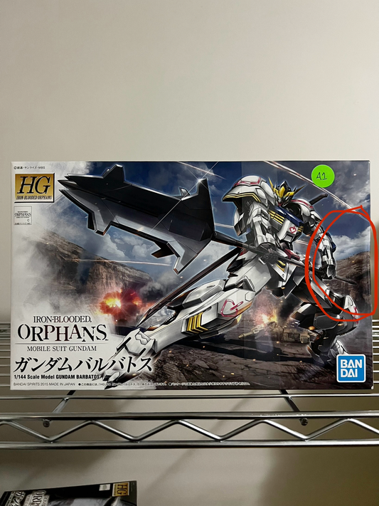 [DAMAGED BOX A1] Mobile Suit Gundam: Iron-Blooded Orphans Gundam Barbatos High Grade 1:144 Scale Model Kit