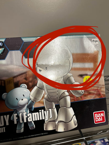 [DAMAGED BOX A1] Gundam Build Fighters Try Beargguy Family High Grade 1:144 Scale Model Kit