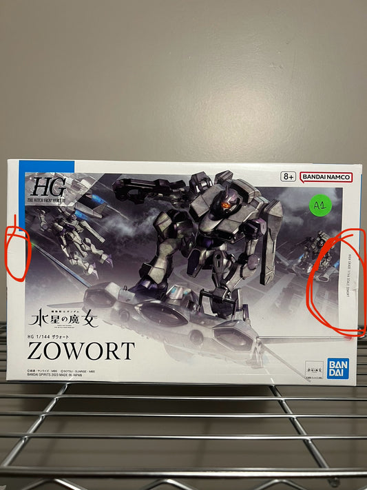 [DAMAGED BOX A1] Mobile Suit Gundam: The Witch from Mercury Gundam Zowort High Grade 1:144 Scale Model Kit