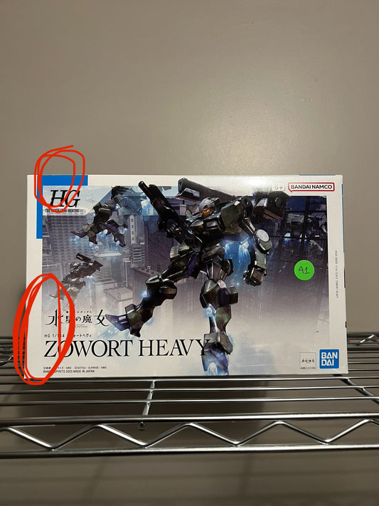 [DAMAGED BOX A1] Mobile Suit Gundam: The Witch from Mercury Gundam Zowort Heavy High Grade 1:144 Scale Model Kit