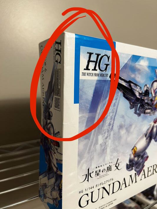 [DAMAGED BOX A1] Mobile Suit Gundam: The Witch from Mercury Gundam Aerial High Grade 1:144 Scale Model Kit