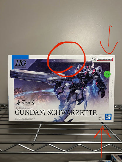 [DAMAGED BOX A1] Mobile Suit Gundam: The Witch from Mercury Gundam Schwarzette High Grade 1:144 Scale Model Kit