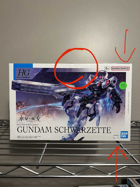 [DAMAGED BOX A1] Mobile Suit Gundam: The Witch from Mercury Gundam Schwarzette High Grade 1:144 Scale Model Kit