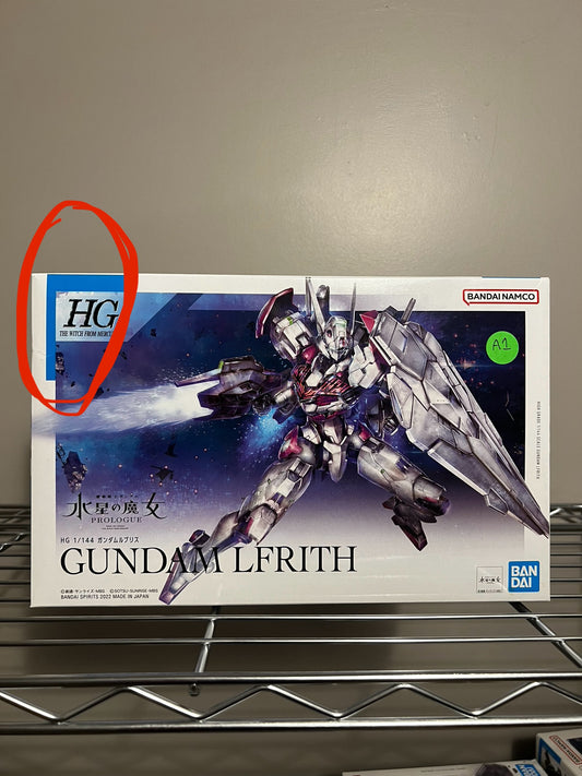 [DAMAGED BOX A1] Mobile Suit Gundam: The Witch from Mercury Gundam LFRITH High Grade 1:144 Scale Model Kit