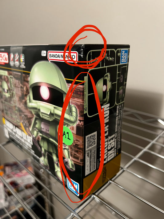 [DAMAGED BOX A1] Mobile Suit Gundam Zakupla-kun DX Set with Runner Version Recreation Parts 1:1 Scale Model Kit