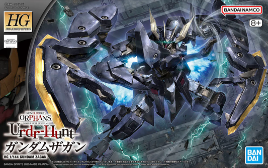 Mobile Suit Gundam: Iron-Blooded Orphans Urdr-Hunt Gundam Zagan High Grade 1:144 Scale Model Kit