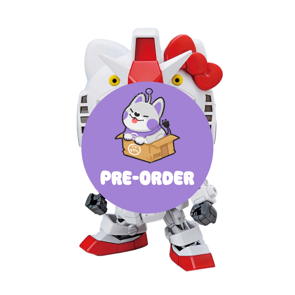 [PRE-ORDER] Gundam Hello Kitty and RX-78-2 Gundam SD-EX Standard Model Kit