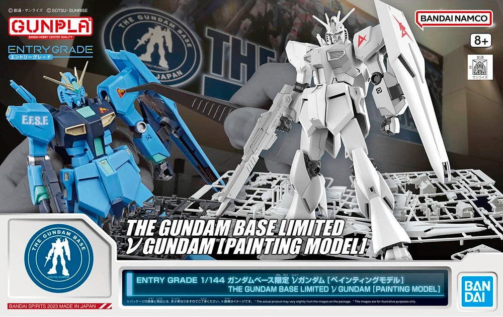 Mobile Suit Gundam: Char's Counterattack Nu Gundam Entry Grade 1:144 Scale Model Kit [PAINTING MODEL]