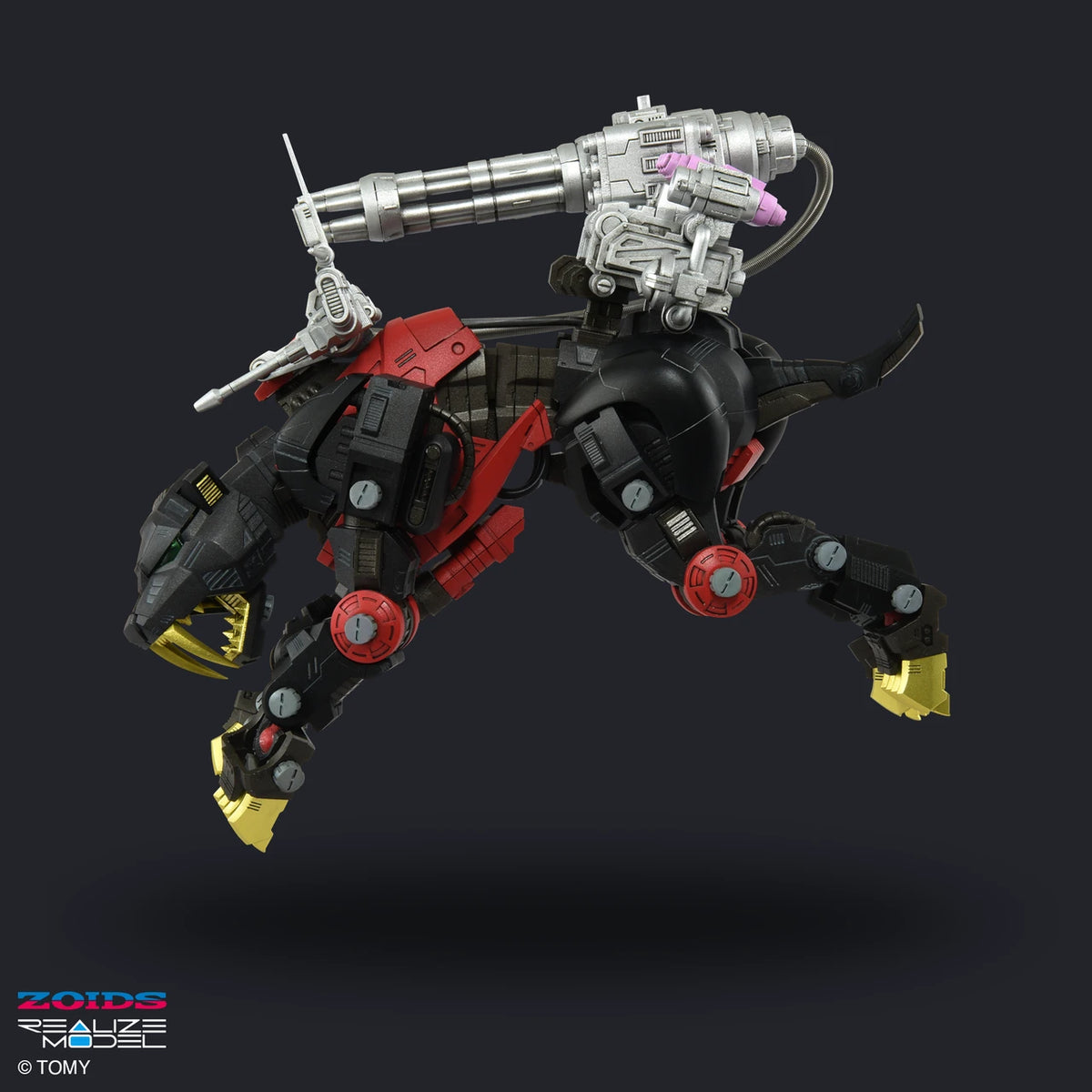 Zoids RMZ-006 Saber Tiger Schwarz Special Version Realize Model 1:100 Scale Model Kit